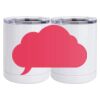 10 oz. White Stainless Steel Short Tumbler Thumbnail
