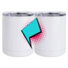 10 oz. White Stainless Steel Short Tumbler Thumbnail