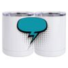 10 oz. White Stainless Steel Short Tumbler Thumbnail