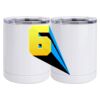 10 oz. White Stainless Steel Short Tumbler Thumbnail
