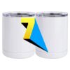 10 oz. White Stainless Steel Short Tumbler Thumbnail