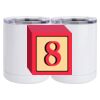 10 oz. White Stainless Steel Short Tumbler Thumbnail