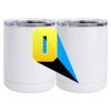 10 oz. White Stainless Steel Short Tumbler Thumbnail