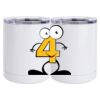 10 oz. White Stainless Steel Short Tumbler Thumbnail