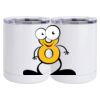 10 oz. White Stainless Steel Short Tumbler Thumbnail