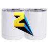 10 oz. White Stainless Steel Short Tumbler Thumbnail