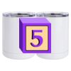 10 oz. White Stainless Steel Short Tumbler Thumbnail