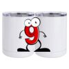 10 oz. White Stainless Steel Short Tumbler Thumbnail