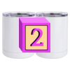 10 oz. White Stainless Steel Short Tumbler Thumbnail