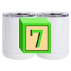 10 oz. White Stainless Steel Short Tumbler Thumbnail