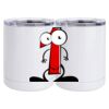 10 oz. White Stainless Steel Short Tumbler Thumbnail