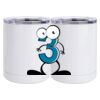 10 oz. White Stainless Steel Short Tumbler Thumbnail