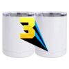 10 oz. White Stainless Steel Short Tumbler Thumbnail