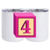 10 oz. White Stainless Steel Short Tumbler Thumbnail