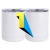 10 oz. White Stainless Steel Short Tumbler Thumbnail