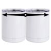 10 oz. White Stainless Steel Short Tumbler Thumbnail