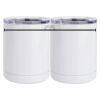10 oz. White Stainless Steel Short Tumbler Thumbnail