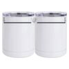10 oz. White Stainless Steel Short Tumbler Thumbnail