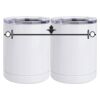 10 oz. White Stainless Steel Short Tumbler Thumbnail