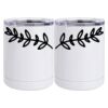 10 oz. White Stainless Steel Short Tumbler Thumbnail