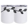 10 oz. White Stainless Steel Short Tumbler Thumbnail