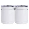 10 oz. White Stainless Steel Short Tumbler Thumbnail