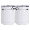 10 oz. White Stainless Steel Short Tumbler Thumbnail