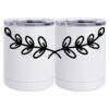 10 oz. White Stainless Steel Short Tumbler Thumbnail