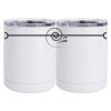 10 oz. White Stainless Steel Short Tumbler Thumbnail