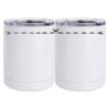 10 oz. White Stainless Steel Short Tumbler Thumbnail