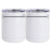 10 oz. White Stainless Steel Short Tumbler Thumbnail