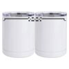 10 oz. White Stainless Steel Short Tumbler Thumbnail