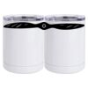 10 oz. White Stainless Steel Short Tumbler Thumbnail