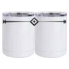 10 oz. White Stainless Steel Short Tumbler Thumbnail
