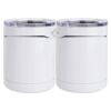 10 oz. White Stainless Steel Short Tumbler Thumbnail