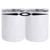 10 oz. White Stainless Steel Short Tumbler Thumbnail