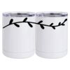 10 oz. White Stainless Steel Short Tumbler Thumbnail