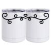10 oz. White Stainless Steel Short Tumbler Thumbnail