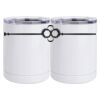 10 oz. White Stainless Steel Short Tumbler Thumbnail