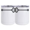 10 oz. White Stainless Steel Short Tumbler Thumbnail