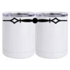 10 oz. White Stainless Steel Short Tumbler Thumbnail