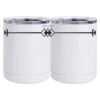 10 oz. White Stainless Steel Short Tumbler Thumbnail