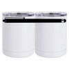 10 oz. White Stainless Steel Short Tumbler Thumbnail