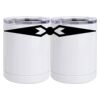 10 oz. White Stainless Steel Short Tumbler Thumbnail