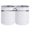 10 oz. White Stainless Steel Short Tumbler Thumbnail