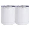 10 oz. White Stainless Steel Short Tumbler Thumbnail