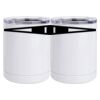 10 oz. White Stainless Steel Short Tumbler Thumbnail