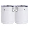 10 oz. White Stainless Steel Short Tumbler Thumbnail