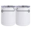 10 oz. White Stainless Steel Short Tumbler Thumbnail