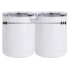 10 oz. White Stainless Steel Short Tumbler Thumbnail